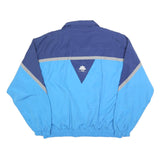 CSS Mens Blue & Navy Colourblock Athletic Jacket L Polyester Blend Zip