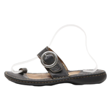 BORN Slider Sandals Black Leather Womens UK 6