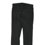 LEVI'S 511 Mens Slim Black Denim Jeans Cotton Blend W30 L32 Authentic Zip