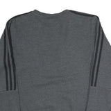 ADIDAS Mens Grey Sweatshirt S Cotton Crew Neck Pullover Sports Casual