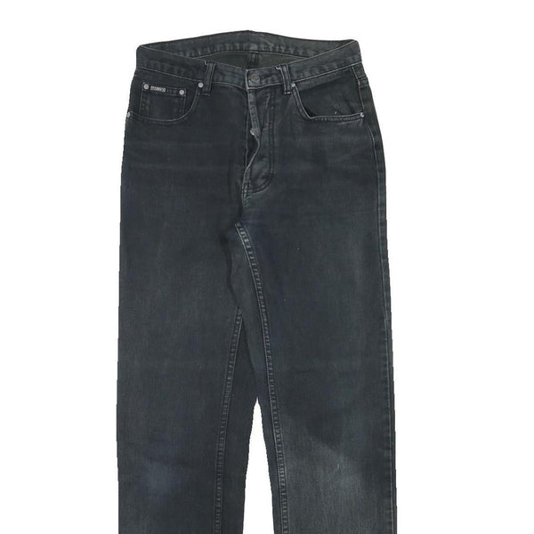 TEDDYS Womens Black Denim Regular Fit Straight Leg Cotton Blend Jeans W27 L31