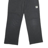 FILA Womens Joggers Black L W26 L26 Casual Cotton Blend Wide Leg Relaxed Fit