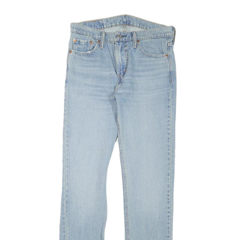 LEVI'S Mens Jeans Blue Slim Skinny Denim Light W29 L32 Zip Cotton Blend