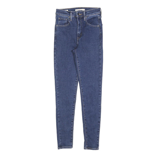 LEVI'S Big E Womens Jeans Blue Slim Skinny Denim W25 L28 Stretch Cotton Blend