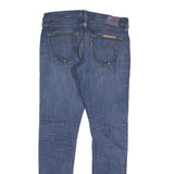 TRUE RELIGION Womens Jeans Blue Slim Skinny Denim Light W30 L32 Distressed Zip