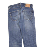 LEVI'S 751 Mens Jeans Blue Relaxed Straight Denim Medium W34 L28 Classic Fit