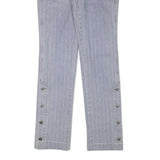 DIESEL Womens Regular Blue Jeans Denim W26 L31 Button Detail Side