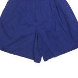 SEPERATE ISSUE Womens Blue Casual Shorts XXS W24 Relaxed Fit Button Closure