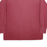 MENS COMPANY Mens Maroon Shirt L Cotton Blend Buttoned Long Sleeve Casual