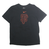 NIKE Mens Black San Francisco Graphic T-Shirt M Short Sleeve Crew Neck Cotton