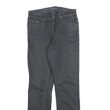 LEVI'S Womens Slim Black Denim Jeans Zip W27 L32 Classic Fit Stretch