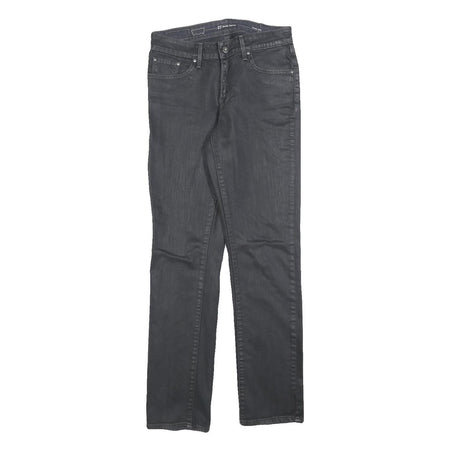 LEVI'S Womens Slim Black Denim Jeans Zip W27 L32 Classic Fit Stretch