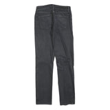 LEVI'S Womens Slim Black Denim Jeans Zip W27 L32 Classic Fit Stretch