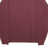 LEE Mens Maroon SMC Nursing Crew Neck L Cotton Blend Sweatshirt Heavyweight