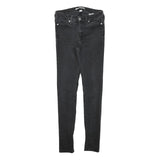 CALVIN KLEIN JEANS Womens Slim Black Denim Skinny Cotton Blend W24 L27 Stylish