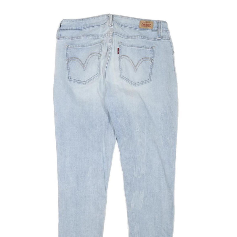 LEVI'S Womens Jeans Blue Slim Skinny Denim Light W28 L29 Elastic Cotton Blend