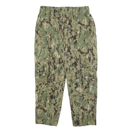 AMERICAN POWER SOURCE INC Mens Cotton Blend Green Camouflage Regular Fit Cargo