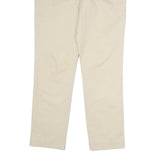 TOMMY HILFIGER Mens Cotton Beige Regular Straight Trousers W32 L29 Casual Smart