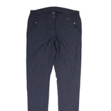 JACK WOLFSKIN Mens Cotton Blend Blue Regular Fit Tapered Trousers W30 L33