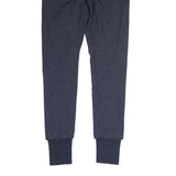 JACK WOLFSKIN Mens Cotton Blend Blue Regular Fit Tapered Trousers W30 L33