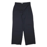 MAUREL Womens Polyester Blend Black Relaxed Straight Trousers W29 L30 Elegant