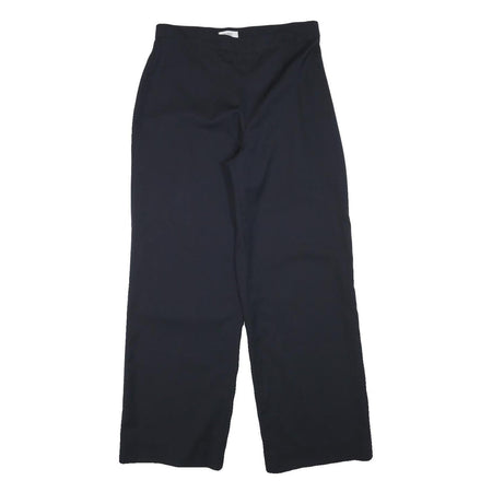 MAUREL Womens Polyester Blend Black Relaxed Straight Trousers W29 L30 Elegant