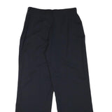 MAUREL Womens Polyester Blend Black Relaxed Straight Trousers W29 L30 Elegant