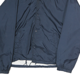PARADISE POINT Mens Blue Jacket S Polyester Plain Button Closure Lightweight