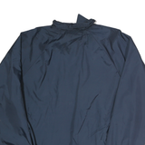 PARADISE POINT Mens Blue Jacket S Polyester Plain Button Closure Lightweight