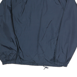 PARADISE POINT Mens Blue Jacket S Polyester Plain Button Closure Lightweight