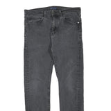 LEVI'S Womens Grey Cotton Blend Regular Fit Straight Leg Denim Jeans W34 L31