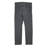 LEVI'S Womens Grey Cotton Blend Regular Fit Straight Leg Denim Jeans W34 L31
