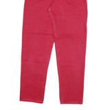 COTTON BLUE Womens Jeans Red Relaxed Straight Denim Medium W28 L30 Classic Fit
