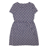 CATH KIDSTON Womens Navy Blue Floral Rayon Day Dress Short Sleeve UK 10