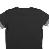 PUMA Mens Black Grey & White Academy Graphic T-Shirt M Short Sleeve Crew Neck