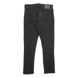 LEVI'S 512 Tapered Mens Jeans Black Slim Tapered Denim W31 L30 Distressed