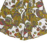 SIXTH SENSE Womens Shorts White & Olive Green Abstract Floral M W30 Cotton Blend