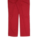 JOHN.F.GEE Womens Red Regular Straight Denim Jeans W32 L30 Classic Fit Cotton