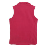 BERGHAUS Womens Red Fleece Jacket S Polyester Sleeveless Zip Outdoor Layering