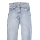 LEE Mens Jeans Blue Relaxed Straight Denim Light W30 L28 Casual Wear Zip Closure