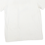PUMA Mens White L Cotton Blend Graphic T-Shirt Short Sleeve Crew Neck Sport