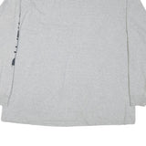 CARHARTT Mens Grey & Black Graphic T-Shirt 2XL Long Sleeve Crew Neck Logo