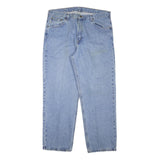 CARHARTT Mens Jeans Blue Relaxed Straight Denim Medium W36 L29 Workwear Casual