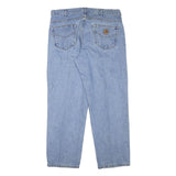 CARHARTT Mens Jeans Blue Relaxed Straight Denim Medium W36 L29 Workwear Casual