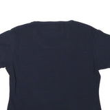 PUMA Womens Black Classic T-Shirt S Short Sleeve Crew Neck Cotton Blend