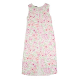 SAG HARBOR Womens Pink & Green Floral Day Dress Polyester Sleeveless UK 12