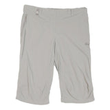 JACK WOLFSKIN Womens Shorts Cream Casual Polyester Blend L W36 Lightweight