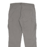 MAMMUT Womens Polyamide Regular Fit Beige Trousers W34 L34 Outdoor Casual Zip