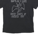 OLD NAVY Mens Black Led Zeppelin Graphic T-Shirt M Short Sleeve Crew Neck Band