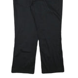 DICKIES Womens Regular Black Cotton Blend Trousers W37 L28 Zip Closure Classic